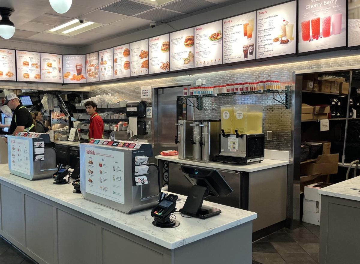 Food for thought... Chick Fil As expansive menu has food options for all. Whether someone is craving meat, greens or sweets, Chick Fil A has a meal ready.