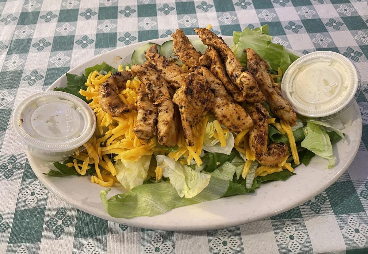 Hot and ready… The tenderloin chicken salad wows customers with its appearance. It tastes even better than it looks.
