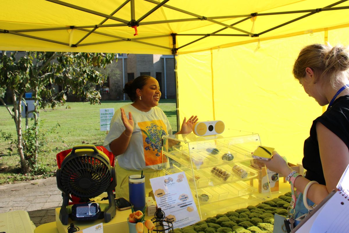 HOMEMADE TREATS… Sisily O’Rourke, owner of The Quirky Mac, sells a variety of unique macaron flavors. All of her macarons were made out of her kitchen, so she relied on farmer’s markets to start her business. 