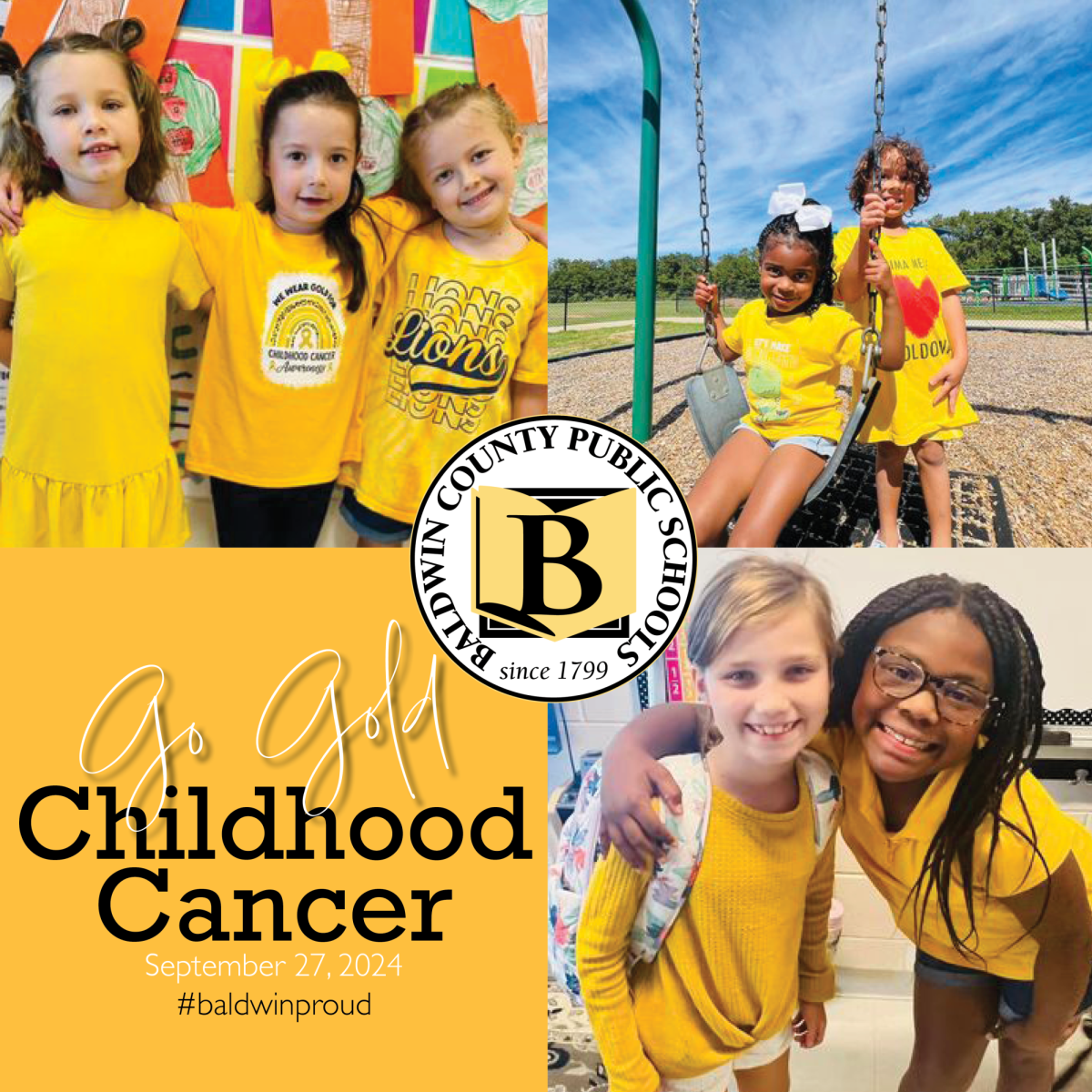 Baldwin County schools encouraged to “go gold” for childhood cancer awareness