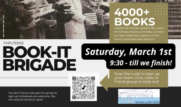 Fairhope Public Library to hold Book-It Brigade for new Teen Space