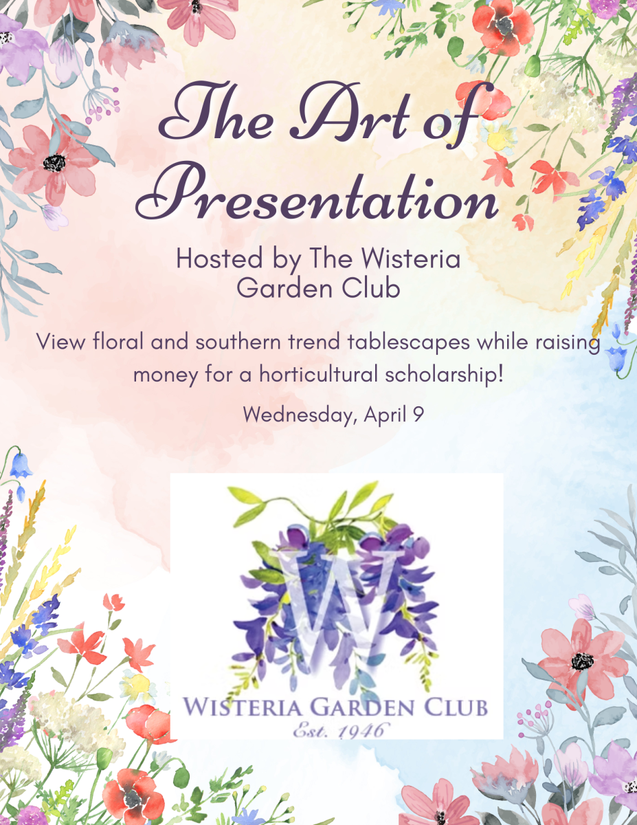 The Wisteria Garden Club to hold 3rd annual Art of Presentation event