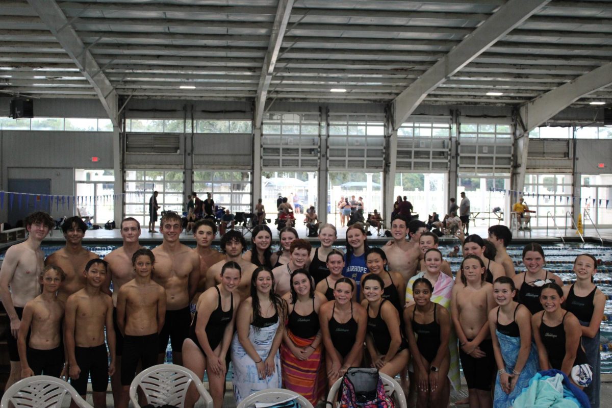 Go team… Swim Team members take a team picture before their first swim meet of the season Sept. 25, at the Fairhope Recreation Center at 5:30 p.m. 